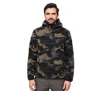 Brandit Teddyfleece Worker Pullover, color: darkcamo, size: M