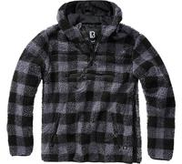 Brandit Veste en polaire – gris / gris foncé / noir – Taille M