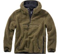 Brandit Teddyfleece Polaire Homme Pull à Capuche Zippé 1/2