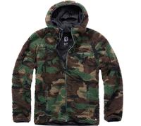 Brandit Sweat à capuche zippé Teddyfleece Worker 7XL Woodland