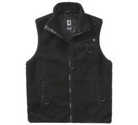 Brandit Teddyfleece Worker Veste Mode Homme Duveteux Chaud Vêtement Rue Noir