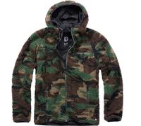 Brandit Teddyfleece Worker Jacket, color: woodland, size: 3XL