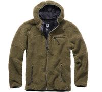 Brandit Teddyfleece Worker Veste, vert, taille 6XL pour homme