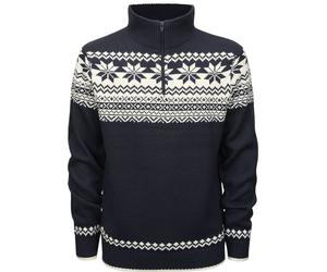 Brandit Troyer Norweger Chandail, bleu foncé/blanc, Taille 4XL