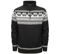 Brandit Troyer Norweger Chandail, noir-blanc, taille 2XL pour homme