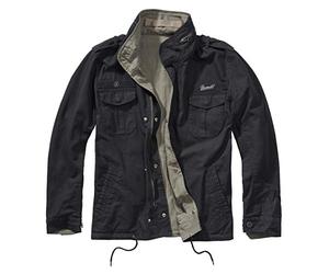 Brandit Twister Homme Veste mi-saison noir/olive 100% Coton