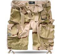Brandit Urban Legend Ripstop Short cargo pour homme avec 6 poches - Bermuda d'été pour homme - 10 couleurs - Tailles S, M, L, XL, XXL, 3XL, 4XL, 5XL, 6XL, 7XL, S.v./Desert, S