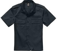 Brandit Us 1/2 Chemise, noir, Taille M