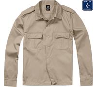 Brandit Us Long Sleeve Shirt Beige XL Homme