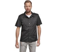 Brandit US Shirt Ripstop Shortsleeve Chemise, Noir, 3XL Homme