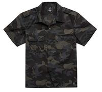 Brandit US Ripstop Shirt Short Sleeve, color: darkcamo, size: 4XL