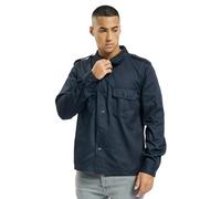 Brandit US Shirt Long Sleeve, color: navy, size: 3XL