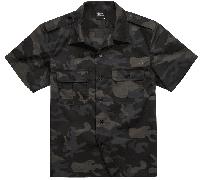 Brandit US Shirt Ripstop shortsleeve Vert olive S