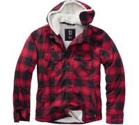 Brandit Veste Bûcheron À Capuche Homme Veste mi-saison rouge/noir L