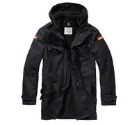 Brandit Veste BW Parka Flag en noir XL