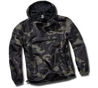 Brandit Veste coupe-vent d'été - Veste de pluie - Anorak - Veste de survêtement - Plusieurs couleurs - Tailles S à 5XL, Darkcamo US Version, XL