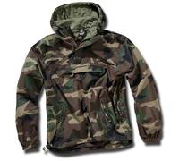Brandit Veste coupe-vent d'été - Veste de pluie - Anorak - Veste de survêtement - Plusieurs couleurs - Tailles S à 5XL, Woodland US Version, M