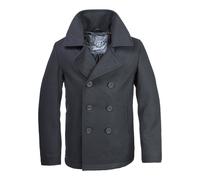 Brandit Veste d'hiver Pea Coat Noir Taille XXXL