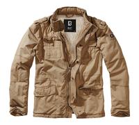 Brandit Veste d'hiver Britannia Homme Armée Militaire Terrain Vintage Camel