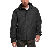 Brandit - Veste d'hiver zippée coupe-vent noir - 3XL
