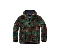 Brandit Veste en polaire marron / noisette / vert foncé / noir, Taille 7XL