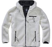 Brandit Veste Teddyfleece Worker Blanche Homme Taille 3XL