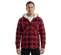 Brandit Veste à capuche Lumberjack Homme Rouge/Noir Taille L