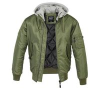 Brandit Veste sweat MA1 à capuche Olive/Grey 5XL