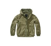 Brandit Veste pour enfants Summer Windbreaker Frontzip Olive Taille 158-164 cm