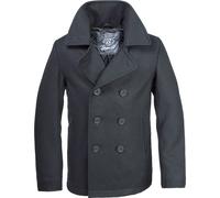 Brandit Veste Pea Coat en noir 3XL