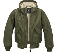 Brandit Veste CWU mi-saison à capuche olive Taille XL