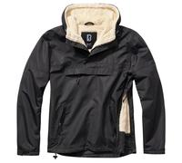 Brandit Veste Sherpa Windbreaker – Noir – Taille L Homme