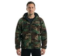 Brandit Sweat à capuche zippé Teddyfleece Worker 7XL Woodland