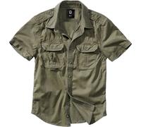 Brandit Vintage, chemise à manches courtes XXL Olive Olive
