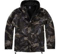 Brandit Windbreaker Frontzip Veste, Camouflage sombre, Taille 7XL