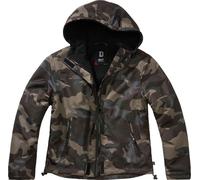Brandit Windbreaker Frontzip Veste femme, Camouflage sombre, Taille 3XL