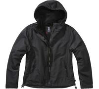 Brandit Windbreaker Frontzip Veste femme, noir, Taille XL