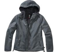 Brandit Windbreaker, veste textile femme 4XL Gris Foncé Gris Foncé