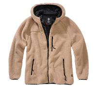 Brandit Teddyfleece, Sweat à capuche zippé pour femmes XS Camel Camel