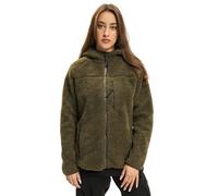 Brandit Women Teddyfleece Jacket Hoode, color: olive, size: 4XL
