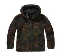 Brandit Women Teddyfleece Jacket Hoode, color: woodland, size: L