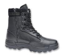 Brandit Zipper Tactical Bottes, noir, taille 43 pour homme