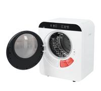 Brandless Sèche-gaz d'échappement 3 kg 830 W Montage mural en acier inoxydable 5 programmes Multifiltration Protection contre la surchauffe pour petits appartements Salle de bain (blanc + ABS-2)