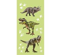 BrandMac ApS - Serviette de bain T-Rex Dinosaurier - 70 x 140 cm - En coton - Tyrannosarurus Dino