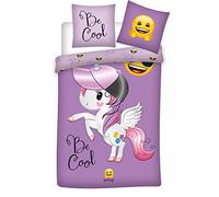 BrandMac Bed Linen - Adult Size 140 x 200 cm - Emoji