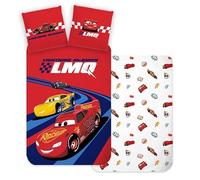 BrandMac Disney Cars 01 Parure de lit simple avec taie d'oreiller 60 x 65 cm