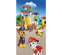 BrandMac Paw Patrol Playground Serviette 100 % coton 140 x 70 cm - Serviette de bain ultra douce et grande pour filles et garçons - Serviettes de plage pour tout-petits pour la natation, la douche, la