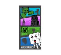 BrandMac Serviette de plage Minecraft Adventure Time 70 x 140 cm 100% coton