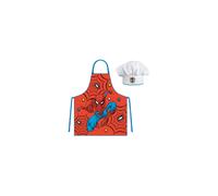 BrandMac Tablier 'Spiderman' azur / rouge / blanc, Taille Onesize Kinder