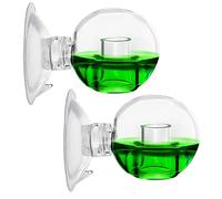 Brandname Testeur De CO2: 2 Pièces Moniteur Élégant De CO2 Pour Aquarium, Indicateur Efficace De CO2, Pour Aquariums Plantés (4,5 x 3 cm, Transparent)